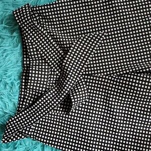 Pure Good Black and White Kick Flare Pants